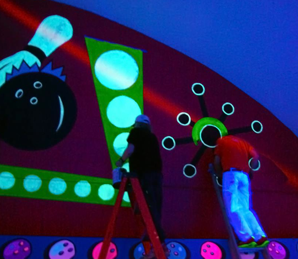 Holiday Lanes Murals